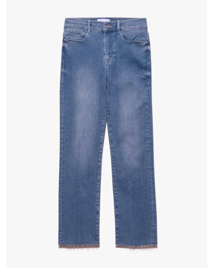 Frame raw cheap hem jeans