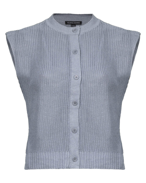 Eileen Fisher Organic Linen Cotton Cord Vest