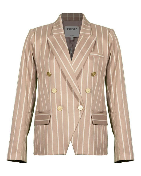 L'Agence Kenzie Striped Blazer