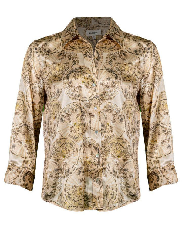 L'Agence Dani Parasol Print Blouse