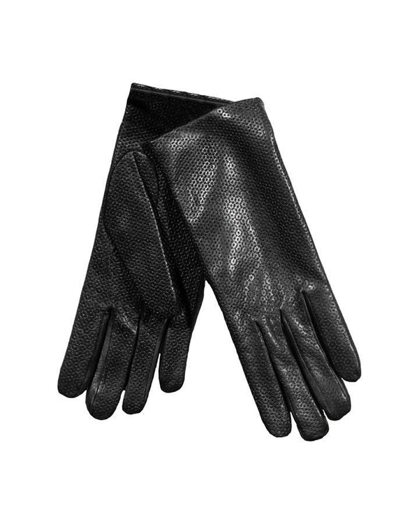 Cinzia Rocca Openwork Motif Nappa Leather Gloves