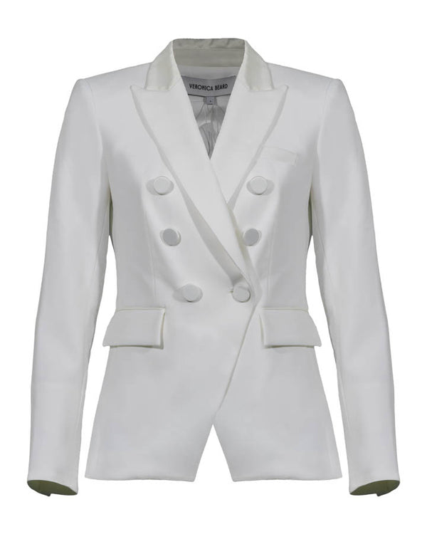 Veronica Beard Miller Dickey Jacket Off White