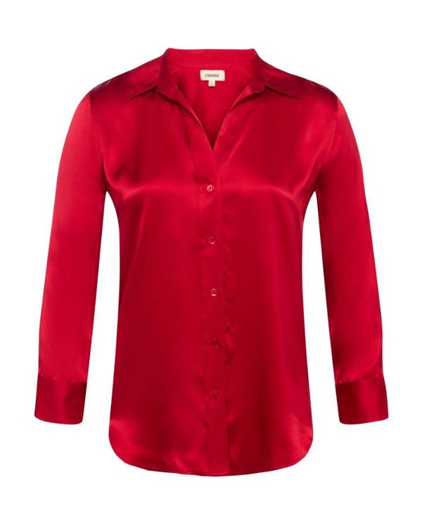 L'Agence Dani 3/4 Sleeve Blouse