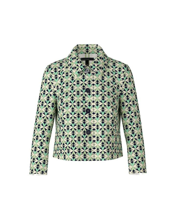 Marc Cain Scuba Print Short Jacket