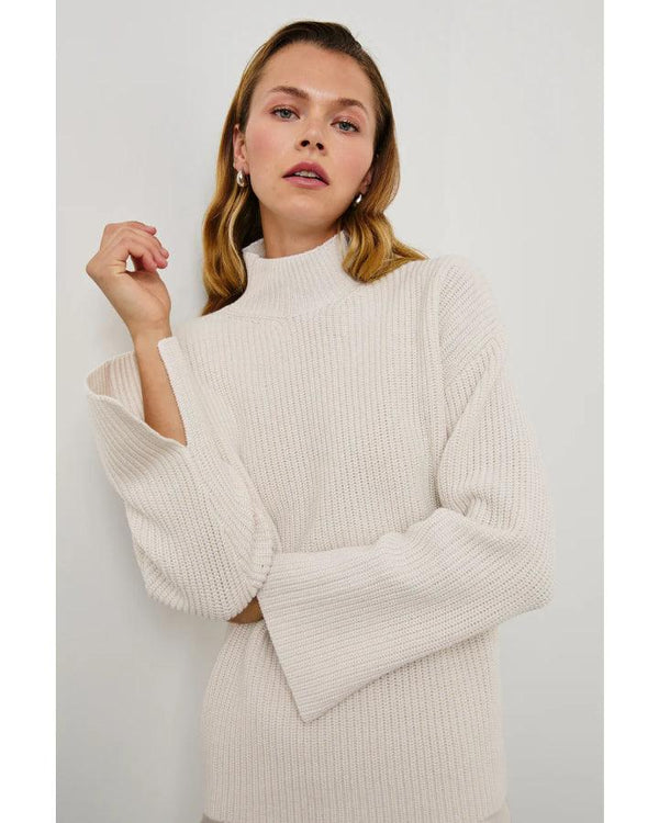 Rails Sanna Ribbed Funnel Neck Sweater