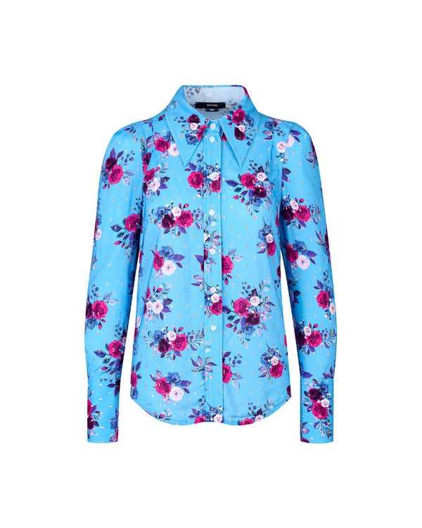 Smythe Floral Box Pleat Shirt