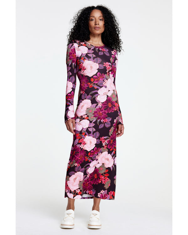 Smythe Bontanical Crewneck Midi Dress