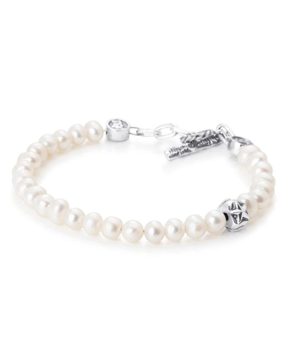 Bloodline Design Petite Pearl Trilogy Bracelet