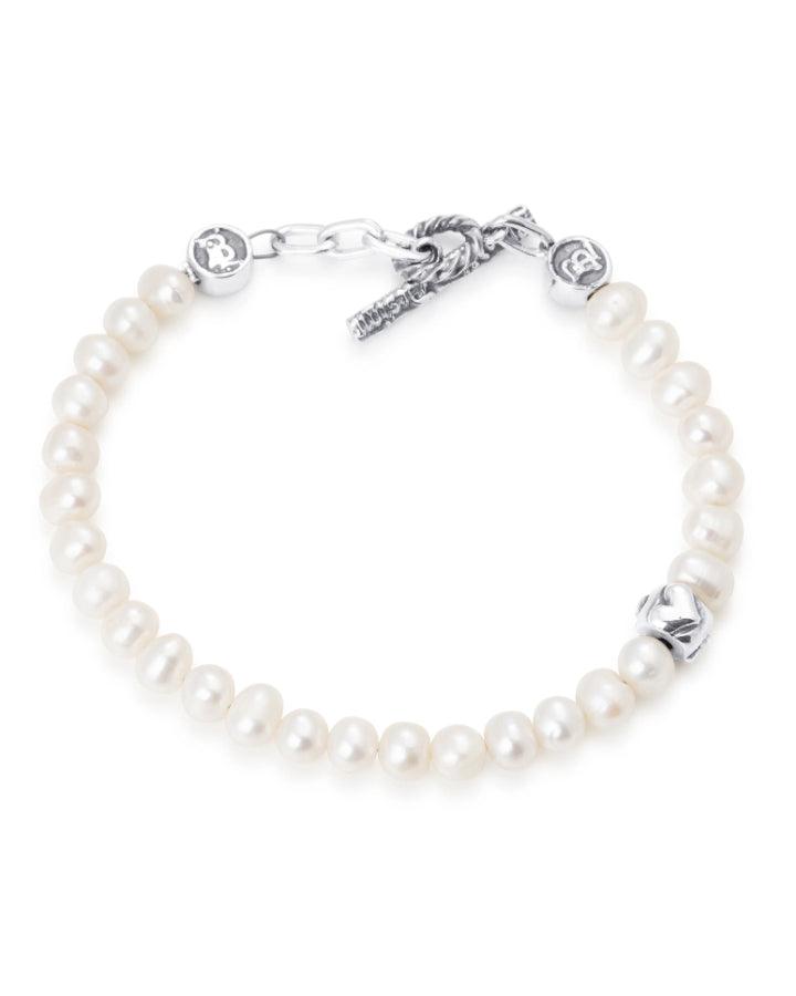 Bloodline Design Petite Pearl Trilogy Bracelet