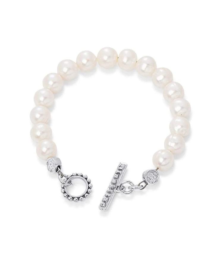 Bloodline Design White Pearl Bracelet