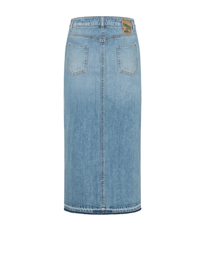 Cambio Hailey Denim Midi Skirt