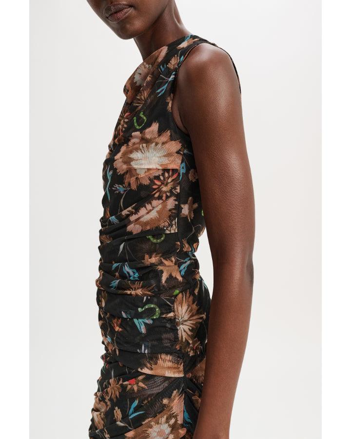 Dorothee Schumacher Sheer Flowers Tank Top