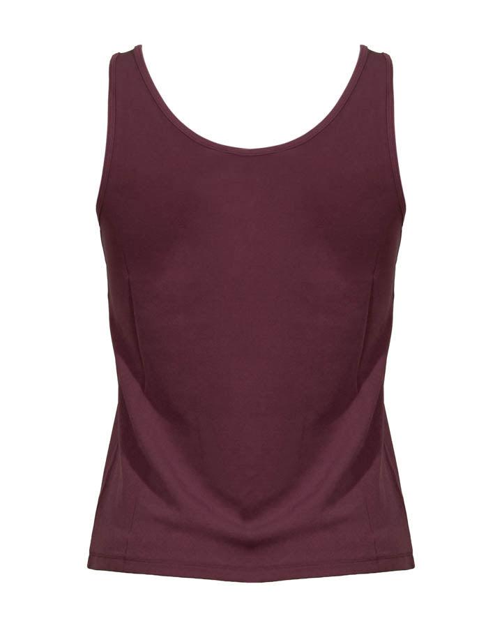 Eileen Fisher Stretch Silk Jersey Scoop Neck Tank