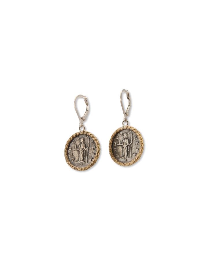 Karyn Chopik - Karyn Chopik Venus Currency Earring Silver