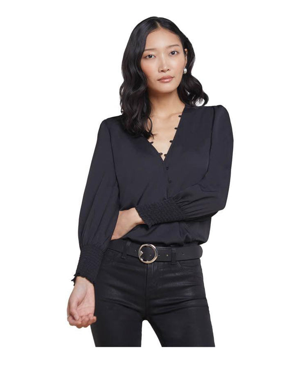 L'Agence Enzo Crossfront Blouse