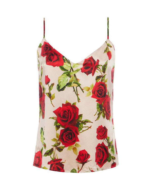 L'Agence Jane Silk Romantic Rose Camisole