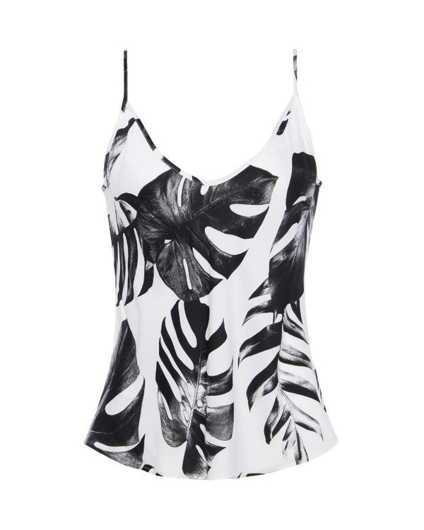 L'Agence Lexi Palm Leaves Camisole