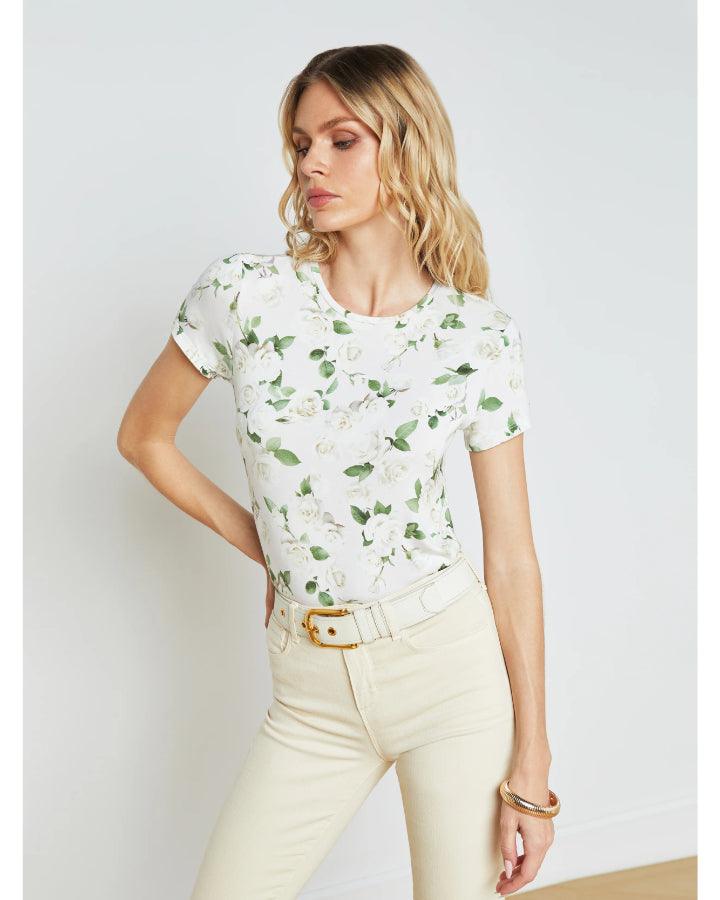 L'Agence Resse Soft Floral Tee