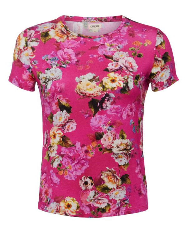 L'Agence Ressi Cabaret Pink Multi Tee