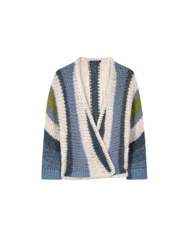 Luisa Cerano Fancy Stripe Cardigan