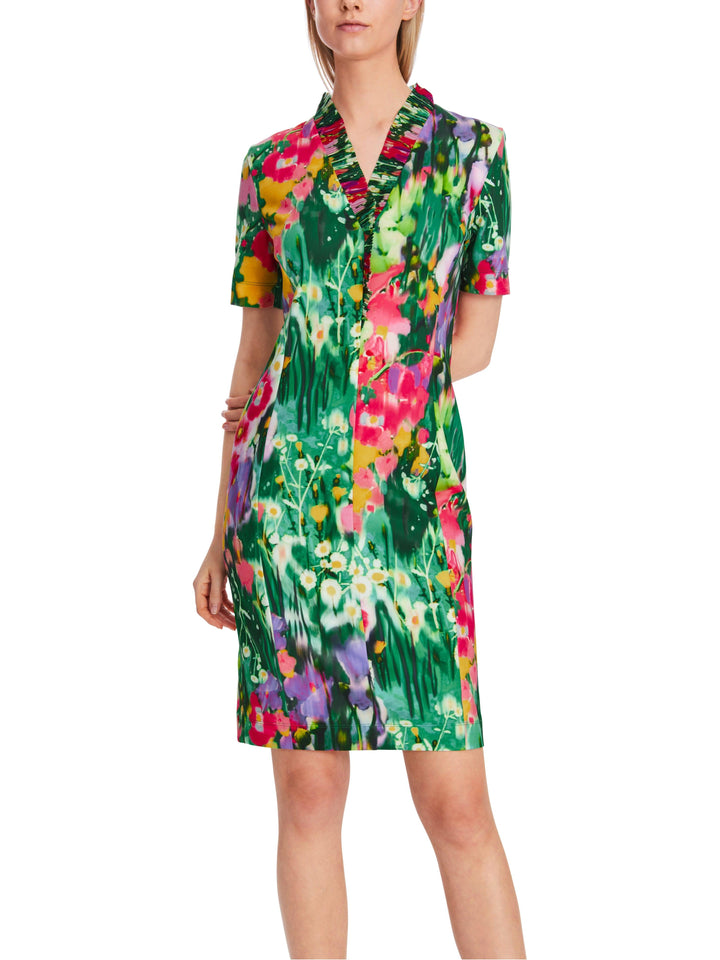 Marc Cain Eye Catching Floral Print Dress