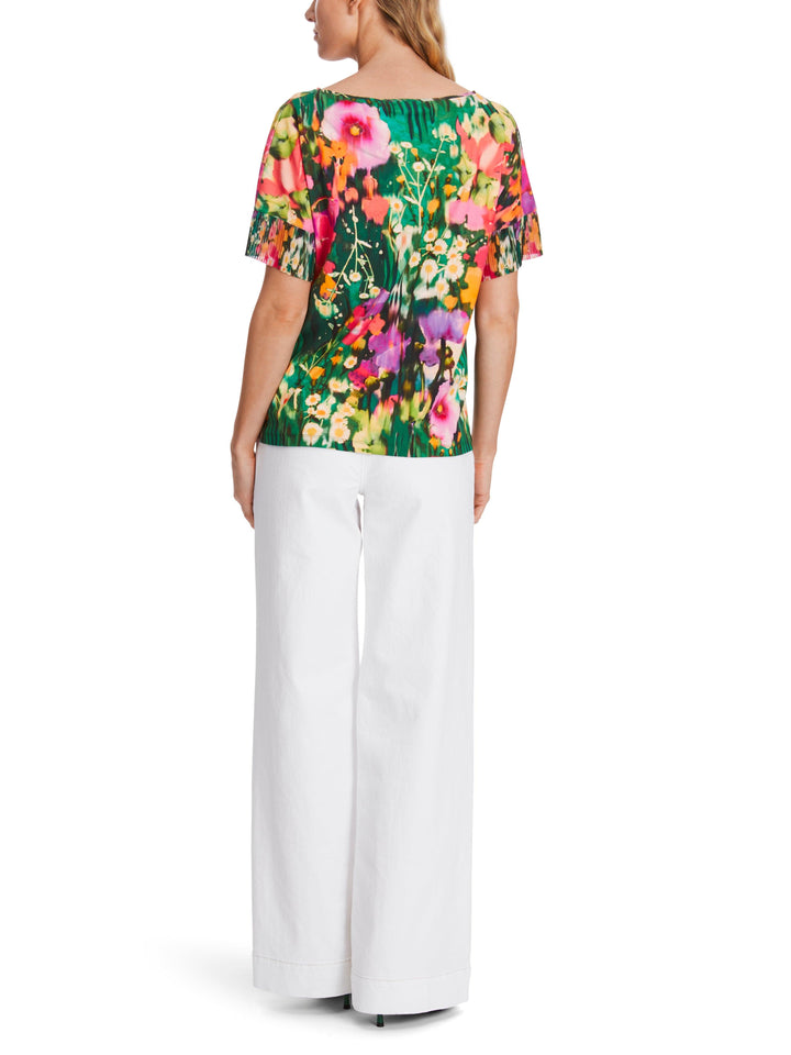 Marc Cain Vibrant Floral Print Tee