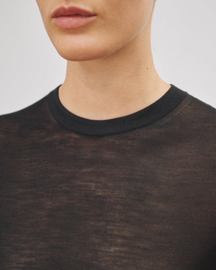 Nili Lotan Kimena Silk Knit Tee