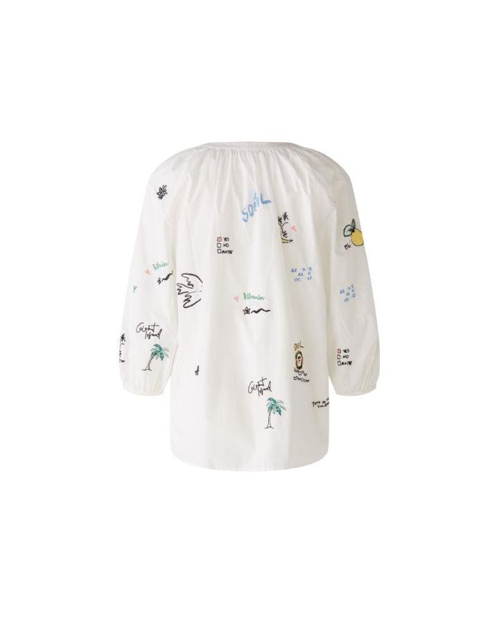 Oui Embroidered Blouse