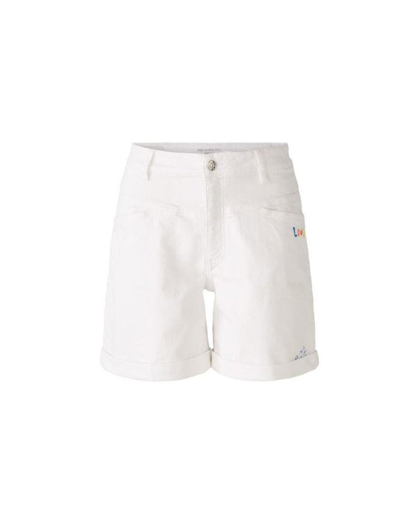 Oui Embroidered Shorts