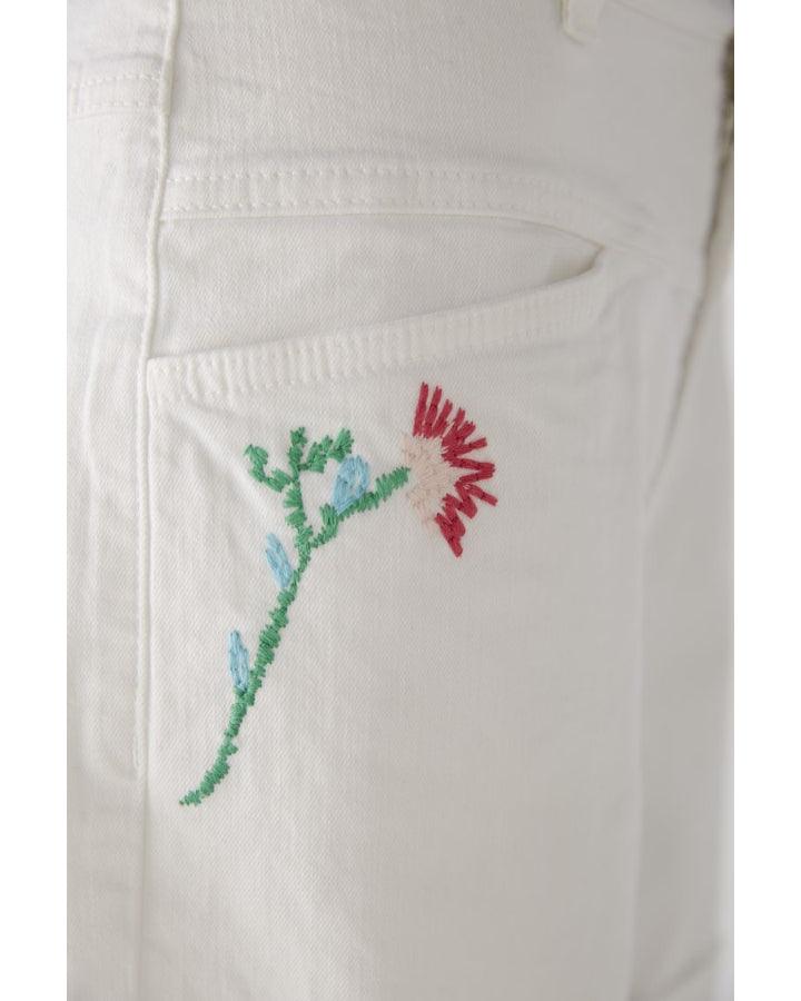 Oui Embroidered Shorts