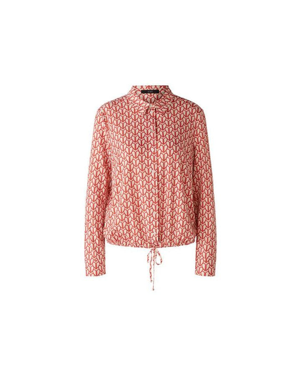 Oui Heart Print Blouse