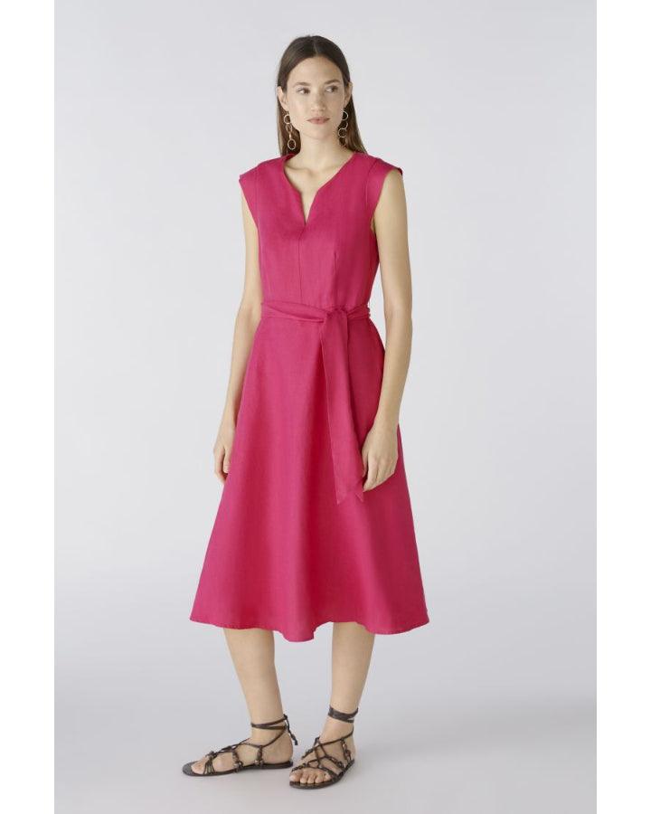 Oui Linen A-Line Dress