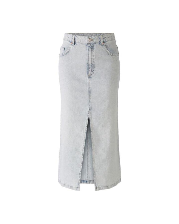 Oui Maxi Denim Skirt