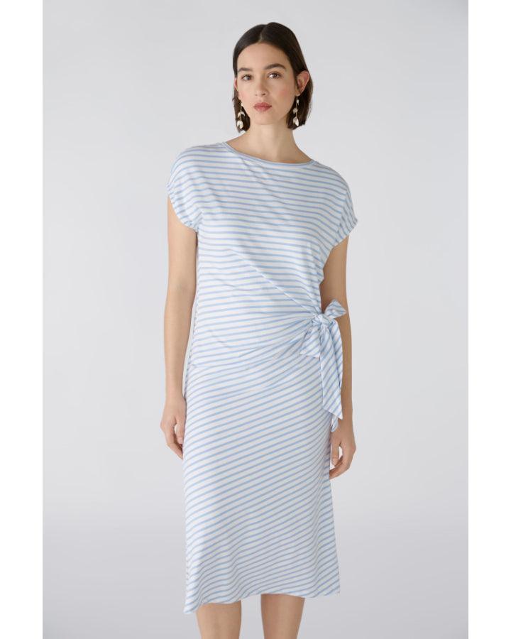 Oui Stripe Side Tie Dress