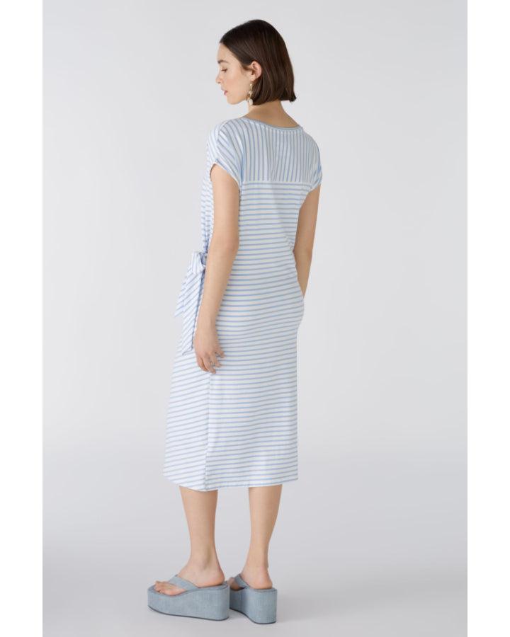 Oui Stripe Side Tie Dress