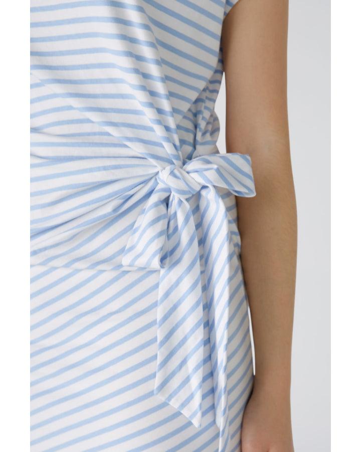 Oui Stripe Side Tie Dress