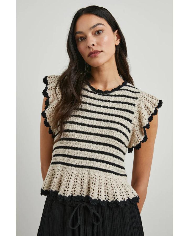 Rails Coen Peekaboo Sleeve Top