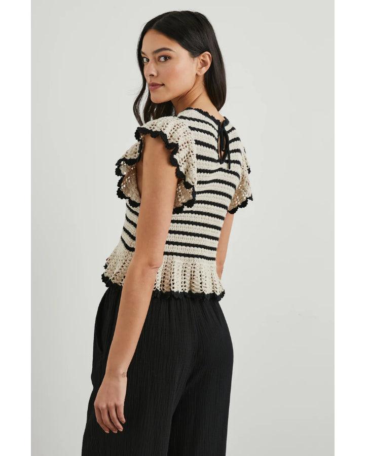 Rails Coen Peekaboo Sleeve Top