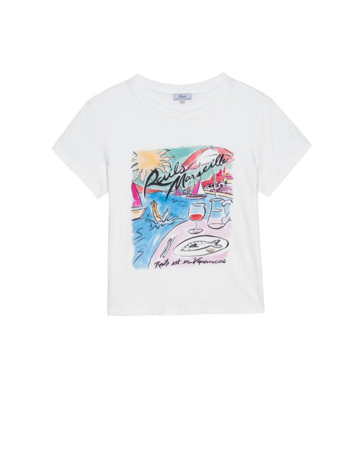 Rails Marseilles Print Cotton Tee