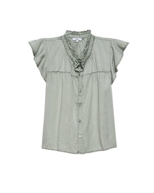 Rails Ruthie Sage Denim Top