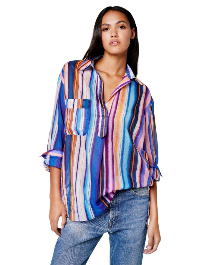 Smythe Sunset Stripe Shirt