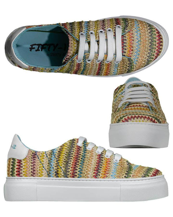 Thierry Rabotin Alessia Weave Texture Sneaker