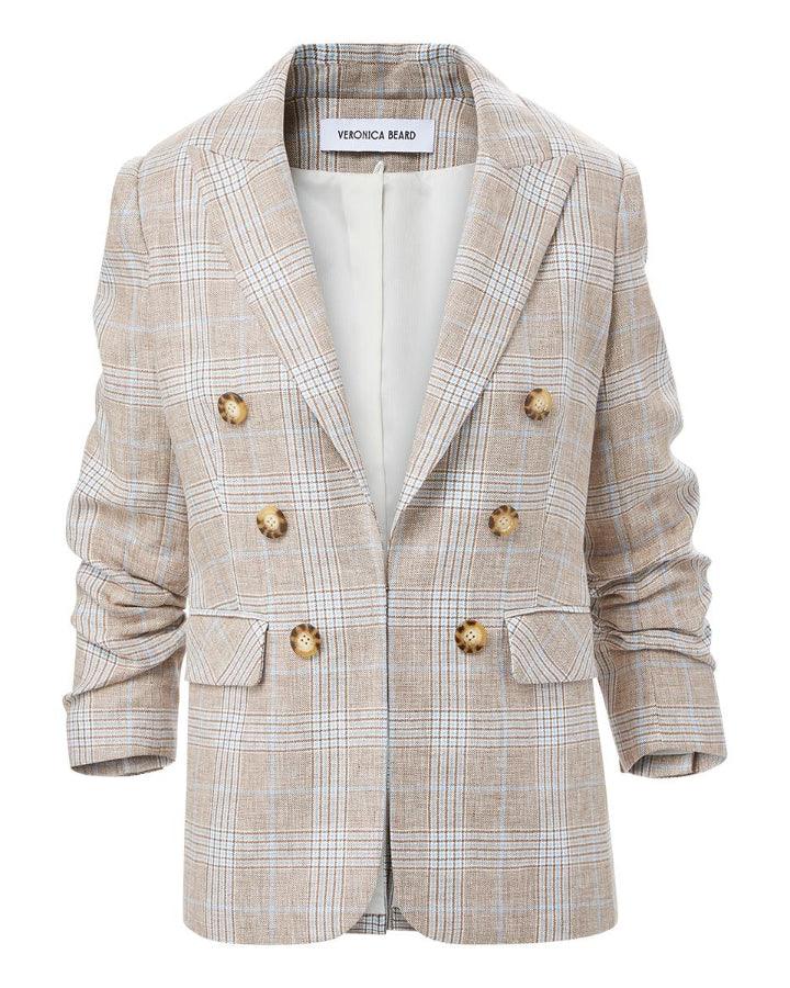 Veronica Beard Beacon Plaid Dickey Jacket