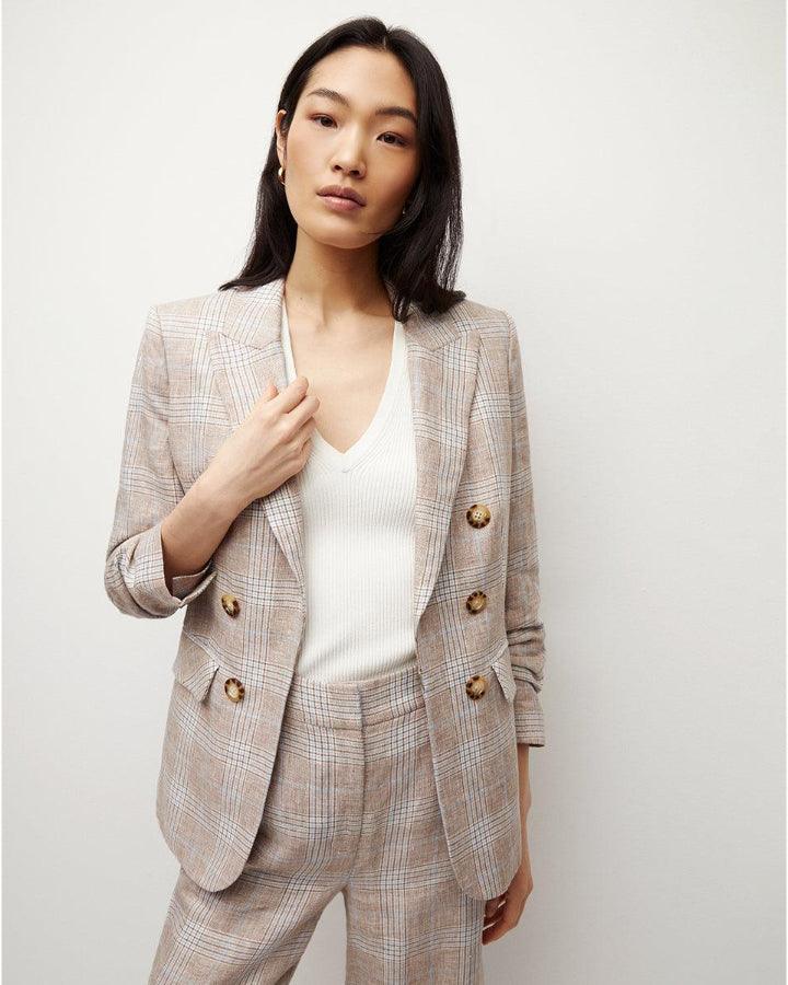 Veronica Beard Beacon Plaid Dickey Jacket