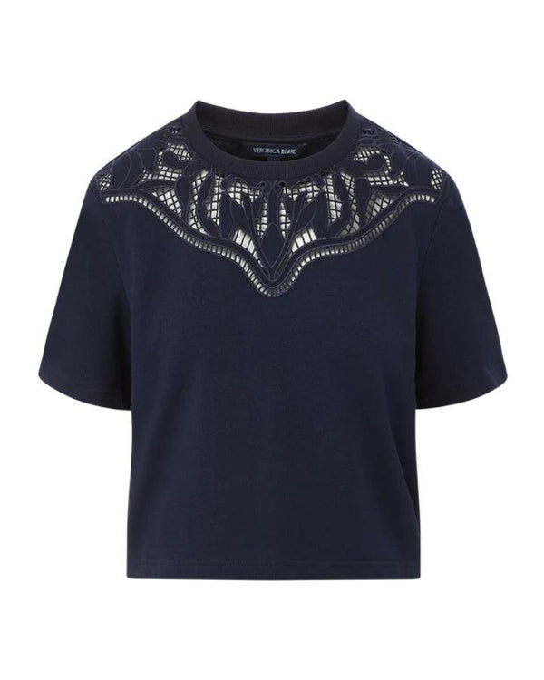 Veronica Beard Monty Embroidered Tee