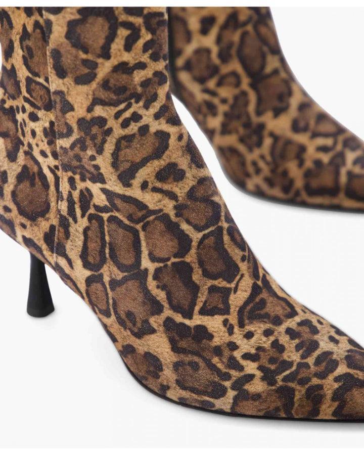 Ide Animal Print Bootie 37 KEILA BROWN