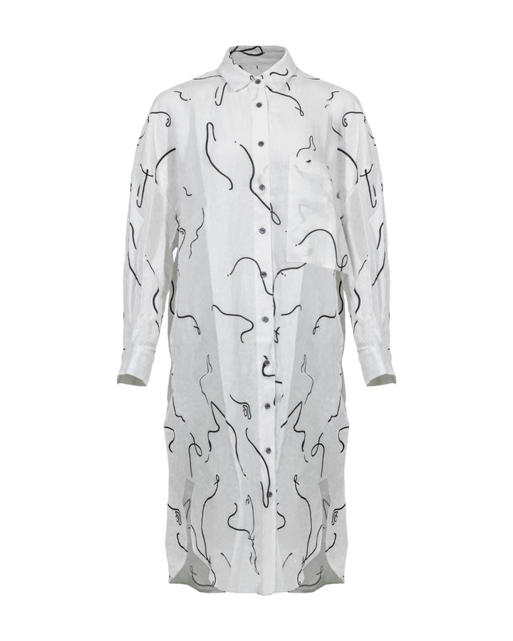 Ayrtight - Simone Linen Print Smock