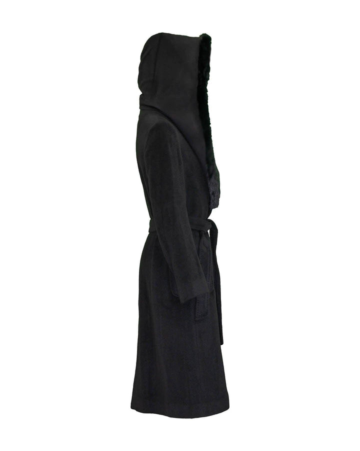 Cinzia Rocca - Long Hooded Coat Black