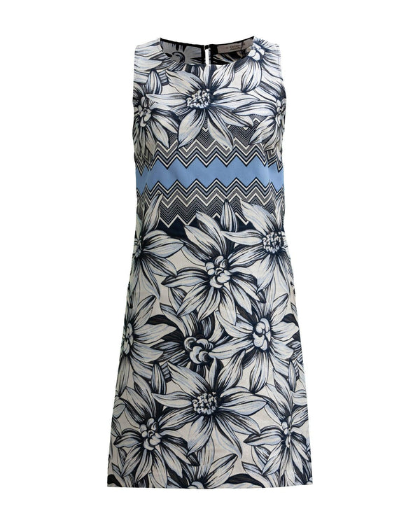 D-Exterior - Irridescent Print Shift Dress