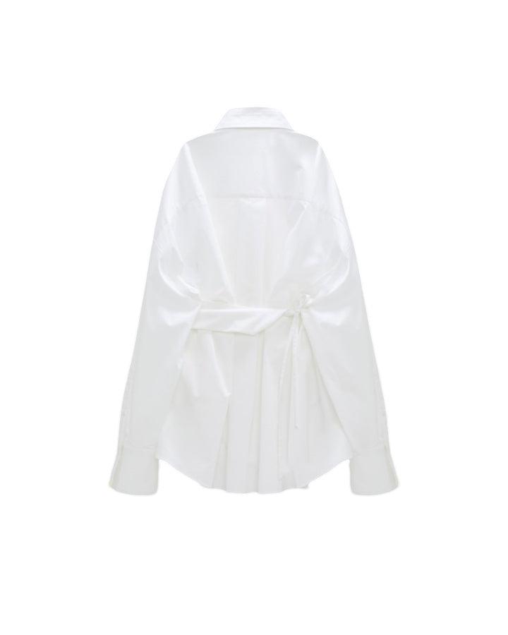 Dorothee Schumacher - Poplin Power Wrap Detail Blouse